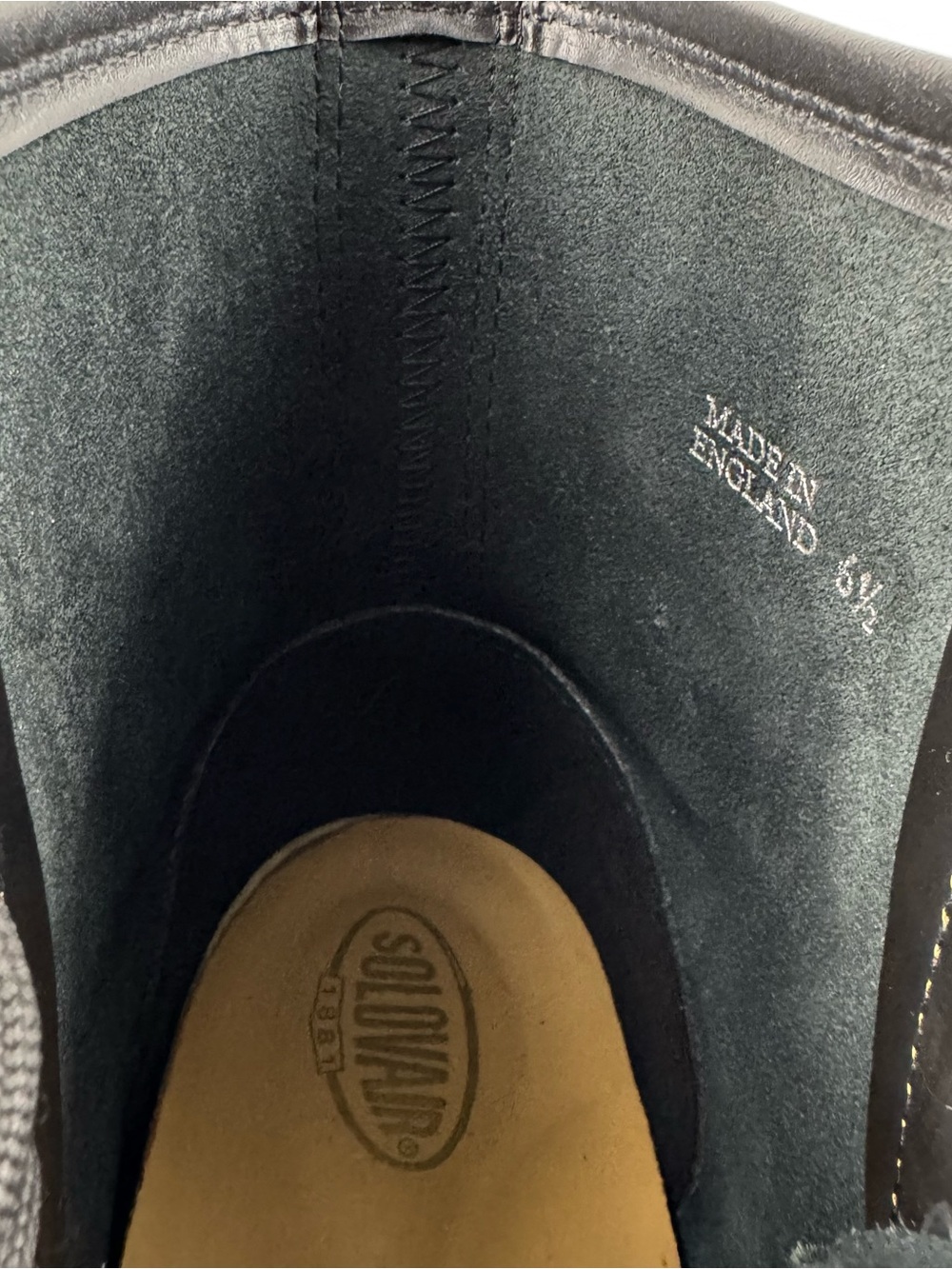 Solovair Flame Rub-Off 8 Eye Derby Boots ⢠Womenâs 8.5 ⢠Men's 7.5 ⢠NWOT - Picture 11 of 16